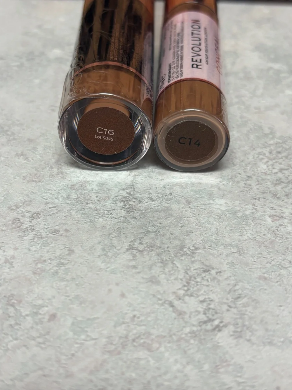 Revolution Conceal & Define Infinite Concealer — Med Brown (C16) & (C14) - NWT